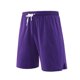 thumbnail image 2 of Puntoco Pantalones Cortos Deportivos Transpirables De Color Sólido Sueltos Casuales De Verano Para Hombres Púrpura Xxxxl,Pantalones Cortos Hombre, 2 of 4