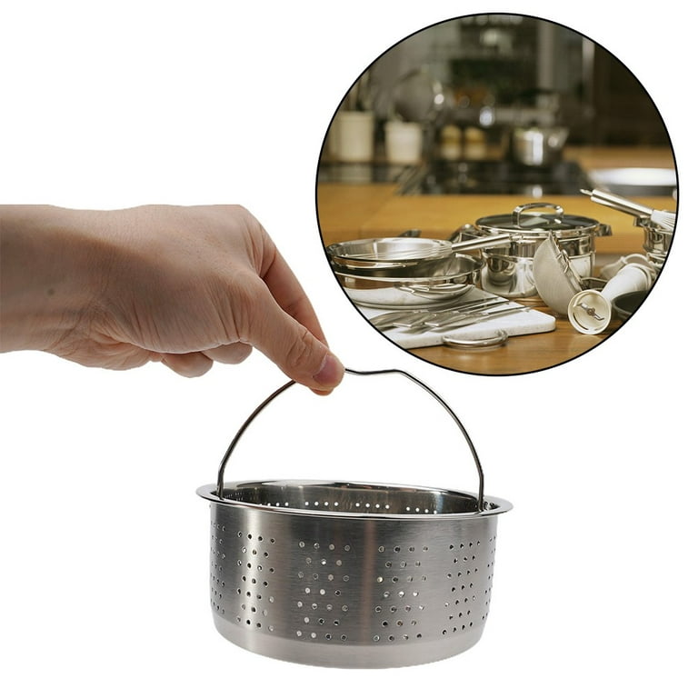 Steamer Insert Steamer Pot Stainless-Steel Basket Rice Steamer Pressure  Cooker