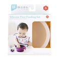 thumbnail image 2 of Baby Silicone First Feeding Set w/ Bowl  Lid & Spoon for Ages 4 months+ (Pineapple), 2 of 6