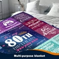 thumbnail image 3 of 30th Birthday Gifts for Women Blanket 60x50in, 30th Birthday Gifts for Her, 30th Birthday Decorations for Women, 30 Year Old Birthday Gifts for Women Sister Wife Friend Soft Warm Throw Blanket, 3 of 5