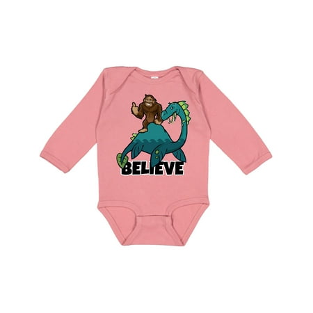 

Inktastic Believe Gift Baby Boy or Baby Girl Long Sleeve Bodysuit