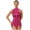 Hot Pink, variant on Xnihocha Tassel Jazz Latin Dance Leotard for Women Rhinestones Fringe Tango Chacha Bodysuit Dancewear Red XL