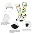 thumbnail image 3 of Logiee Penguins On The Beach Print Gift Stocking Stuffers,Adult Stockings,Novelty Socks,Funny Socks Birthday Running Walking Sleeping, 3 of 6