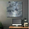 thumbnail image 5 of Luxe Metal Art 'In The Clouds Indigo and Gray Crop' by Silvia Vassileva, Metal Wall Art, 36"x36", 5 of 9