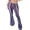Purple, variant on Atogsazn Womens Flare Leg Leggings Pants Casual Hight Waisted Yoga Pant Palazzo Stretchy Bell Bottom Trouser Outerwear Purple M Fashion