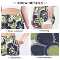 thumbnail image 6 of FORMRS Womens Swim Shorts Mesh Liner Quick Dry Casual Beach Board Bottom with Pockets, Sizes S-2XL, Retro Floral Pattern, 6 of 9