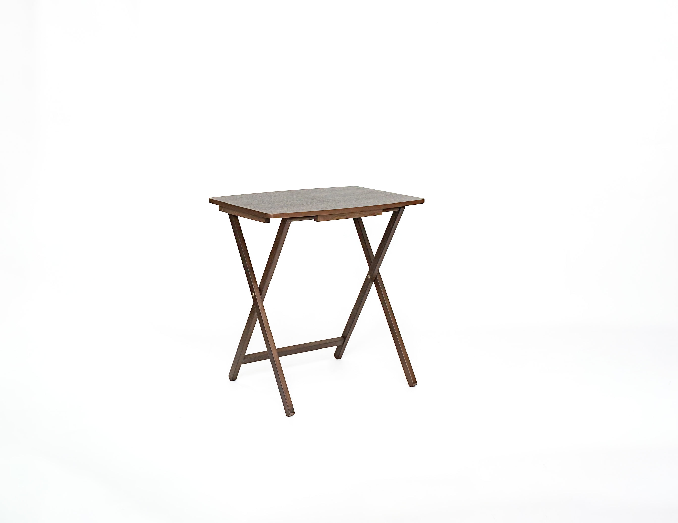 Mainstays Modern Indoor Folding XL Oversized Tray Table Set