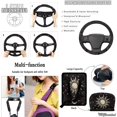 thumbnail image 5 of KUIFORTI Celestial Sun Pattern Car Seat Covers Full Set Elastic Fabrics 15 Pieces Aotumotive Interior Sets Car Air Vent Storage Organizer Wear-Resistant Easy to Install for Most Sedan Truck SUV, 5 of 7