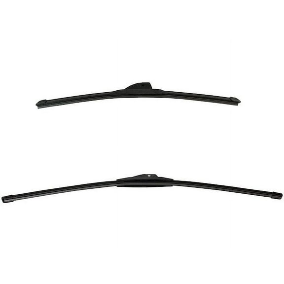 Wiper Blade Set 2 Piece - Compatible with 2010 - 2016 BMW 535i 2011 2012 2013 2014 2015