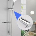 thumbnail image 3 of Adjustable shower head holder for sliding rod, head holder, hand shower, holder, 360 degree rotatable, spray holder, polished chrome, 3 of 5