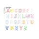 thumbnail image 3 of Conjunto de clips metálicos con forma de letra multicolor para organización de documentos en oficina, colegios y personalizados, 3 of 5