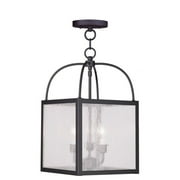 Livex Lighting - Milford - Four Light Chain Hanging Lantern in Farmhouse Style -