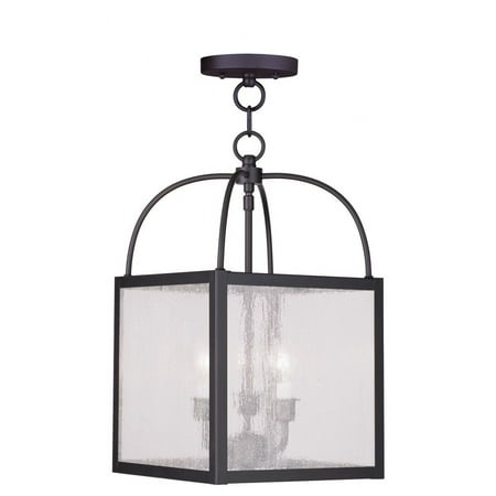 Livex Lighting - Milford - Four Light Chain Hanging Lantern in Farmhouse Style -
