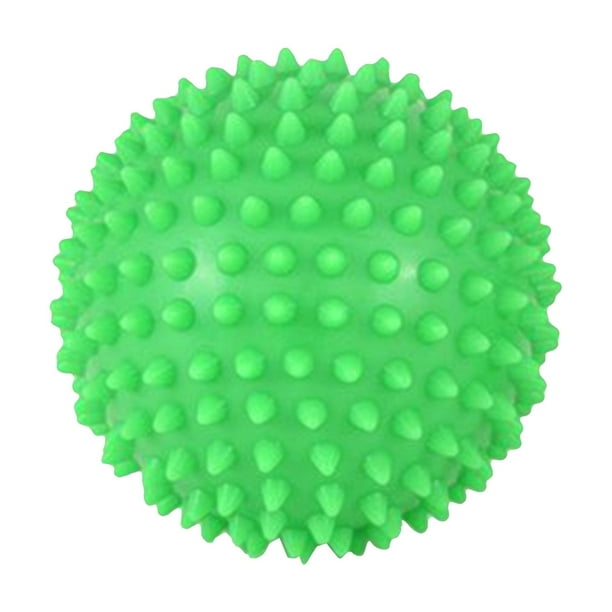 Bola adora con puntas de mano para la circulación sanguínea corporal, músculo miofascial, 9 cm de diámetro verde kusrkot bola de masaje puntiaguda