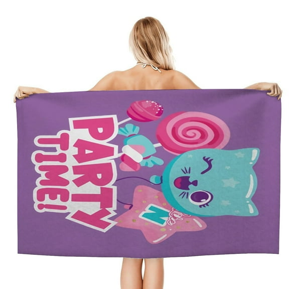 Bath Towels for Like Nastya Gifts Beach Towel Kids Boys Girs Soft & Absorbent for Bathroom Travel Camping Vacation 20×40 inch
