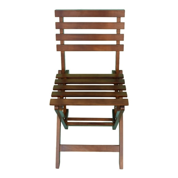 Silla Plegable De Madera Reforzada Hogare Para Jardin Nogal