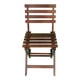 thumbnail image 1 of Silla Plegable De Madera Reforzada Hogare Para Jardin Nogal, 1 of 8