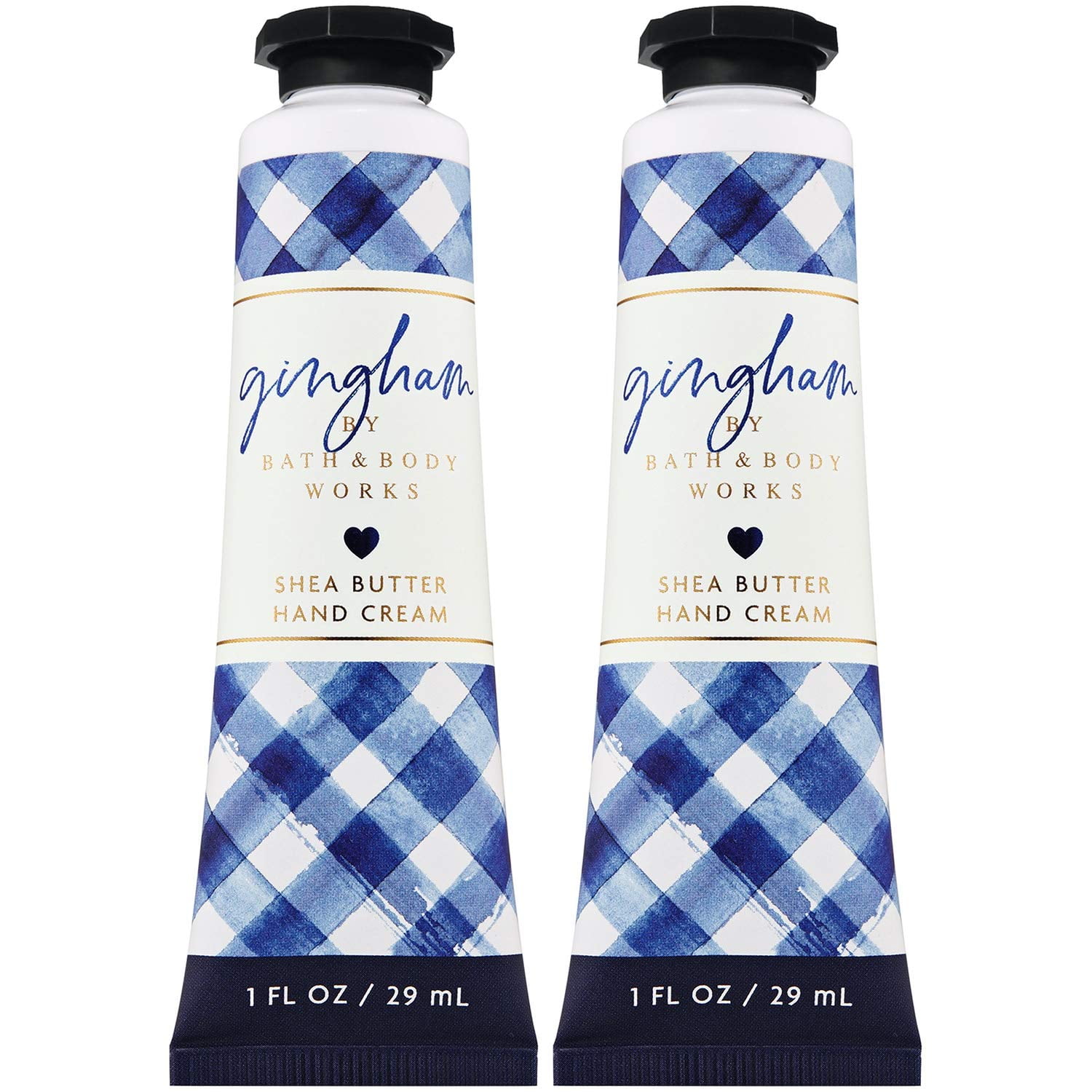 Bath and Body Works GINGHAM Shea Butter Hand Cream 1.0 Fluid Ounce, 2