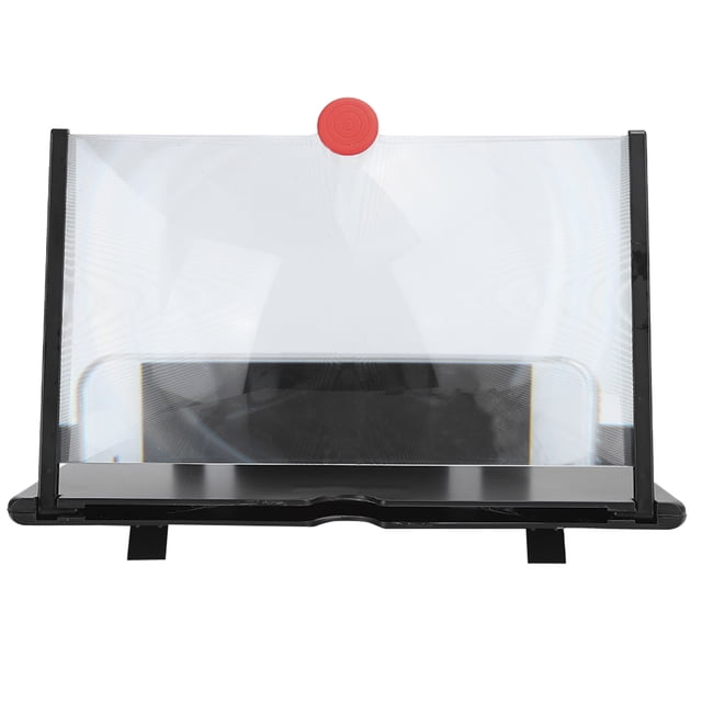 Lupa de pantalla del teléfono ANGGREK Base elevada 12 pulgadas color Negro