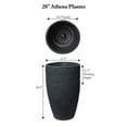 thumbnail image 4 of Algreen Products Athena 28.5" Self-Watering Flower Pot & Planter, Charcoal, 4 of 10