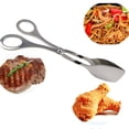 thumbnail image 2 of Utensilios compactos para servir, pinzas pequeñas de acero inoxidable para actividades al aire libre y aperitivos, herramientas de cocina duraderas de calidad alimentaria para cocinar, bufés,, 2 of 5