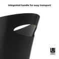 thumbnail image 4 of Umbra 2 gal Skinny Sleek & Stylish Bathroom Trash Can, Black, 4 of 14