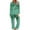 Green, variant on tumgatte Women's Printing Round Neck Short Sleeve Sleepshirt And Pants Sets Loungewear Pajamas With Pockets Up to 45% off Flash Deal Remembrance Day