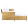 SAFAVIEH Cadeo Outdoor Patio Daybed, Natural/White