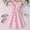 czb# Pink615, variant on CUZIBR Summer Toddler Girl Dress Classic Plaid Flutter Sleeves V-Neck Button Down Checkered A-Line Fashionable Midi Dress For Kids Flowy Cozy Party Beach Dailywear,Blue,8 Years