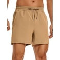 thumbnail image 1 of Shorts CRZ YOGA para Hombre, Livianos, Secado Rápido, 5" Khaki Talle S, 1 of 4