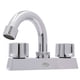 thumbnail image 1 of Mezcladora para lavabo Baño Alfa 4' Maneral Cuello curvo, 1 of 3