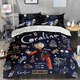 thumbnail image 1 of Juego de edredón doble Coraline Bedding, juego de sábanas de tres piezas, edredón cómodo para cama de pareja, color sólido, 1 of 8