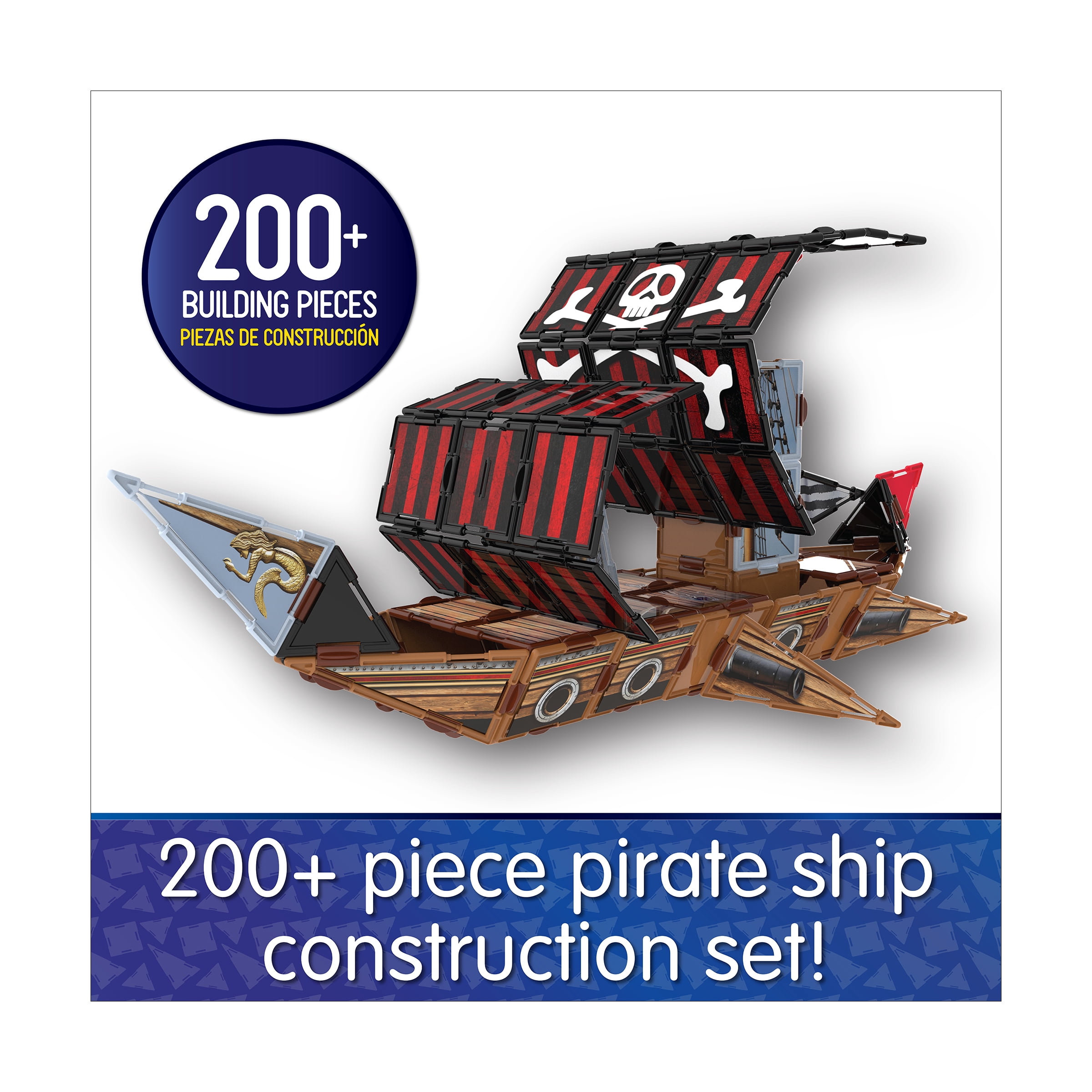 The Learning Journey Techno Tiles - Pirate Ship: 200+ Pcs