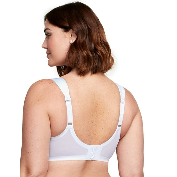 Glamorise Womens Soft Shoulders T-Shirt Bra, 46DD, White