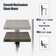 thumbnail image 5 of Pemberly Row 48" Electric Height Adjustable Wood Standing Desk in Gray Oak, 5 of 5