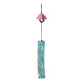 thumbnail image 1 of Carillón de viento japonés, regalo decorativo, campana de viento de metal, decoración para exteriores Rosa, 1 of 9