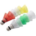 thumbnail image 2 of Volantes de colores variados ZHAOCHENG en tubo para bádminton paquete de 12, 2 of 5