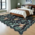 thumbnail image 5 of MJIAexp Jungle Animal Print 8x10 Area Rugs for Living Room, Green Soft Washable Rugs for Bedroom Ultra-Thin Non-Slip Modern Rug, Stain Resistant Rug Carpet for Dining Room, 5 of 6
