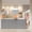 Gray, variant on TULILLO Retractable Extra Wide Adjustable Double Lock Metal Indoor and Outdoor Baby Safety Gate, 42 in Tall x 200 in Wide, Gray, 2 Pack(Drill Needed)
