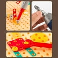 thumbnail image 6 of 2024 New Creative Toolbox With Toys Electric Drill Screwdriver Tool Set Puzzle Preschool Educational Activity Toys For Kids Boys And Girls 3rd To 10th Birthday Gifts, 6 of 8