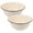 White, variant on Miangastore 2Pcs Enamel Bowl Retro Enamel Basin Old-fashioned Enamel Bowl Deepen Enamel Food Bowl