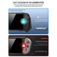 thumbnail image 3 of Mumba Dockable Case for Nintendo Switch 2 (2025), [Blade Series] Full Protection TPU Grip Protective Cover Accessories Compatible with Switch 2 7.9 Inch and Quick-Release Joy-Con Design Shell (Black), 3 of 7
