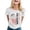 White, variant on Womens Summer Tops T Shirts Printed The 250Th Anniversary (July 4Th) Patriotic Tees