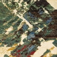 thumbnail image 1 of Ahgly Company Indoor Square Abstract Olive Green Abstract Area Rugs, 8' Square, 1 of 6