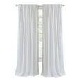 thumbnail image 2 of Achim Grant Back Tab Button Pleated Blackout Panel, 34" W x 63" L, White, 2 of 5
