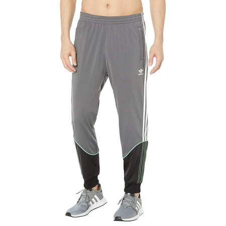 adidas Originals Superstar Tricot Track Pants (Unisex, Grey/Black/White, MD, One Size)