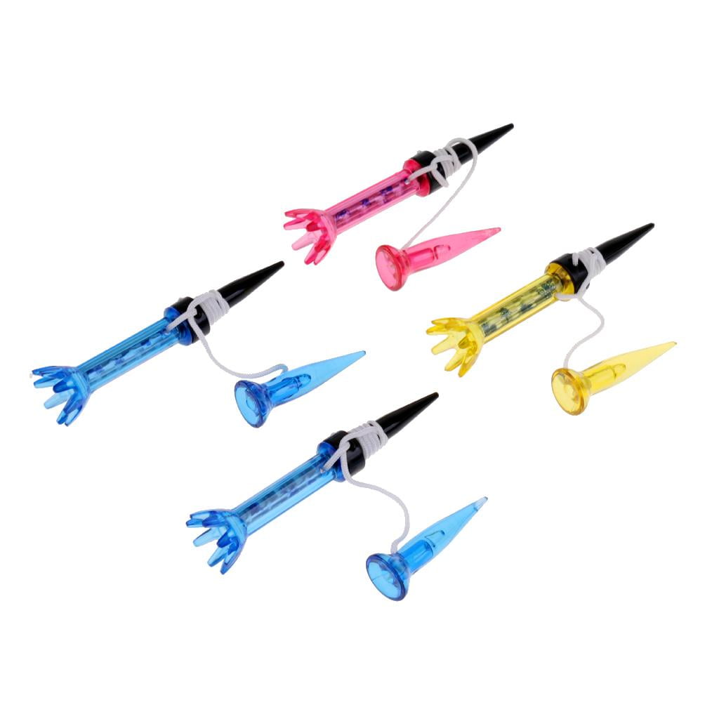 Axioma 3-10pack 4 Pieces Magnet Tee 80mm Flexible golf professional tees with Anchor Random 5 Pcs