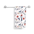thumbnail image 3 of KLL Tulips Flowers Ultra Absorbent & Soft Hand Towels for Bath, Hand, Face, Gym and Spa-27.5x16in, 3 of 7