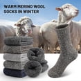thumbnail image 1 of Calcetines de lana merino para hombre - Calcetines de senderismo de invierno, 1 of 2
