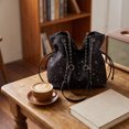 thumbnail image 6 of Leodye 1PCS Large Capacity Star Pattern Cloth Shoulder Bag, Casual Multipurpose Handbag for Daily Shopping and Travel -11.81x3.94x11.02in, 6 of 6